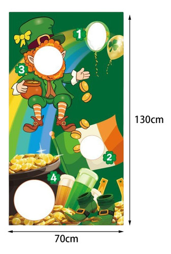 Toss Game Banner Themed Banner Photo Prop Juego Ropa Verde