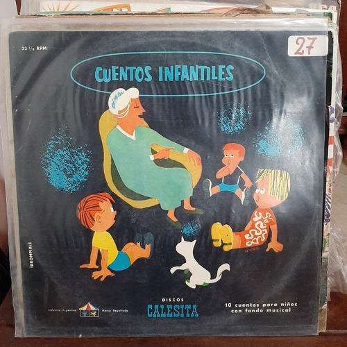 Vinilo Calesita Cuentos Infantiles Con Fondo Musical Zzz If1