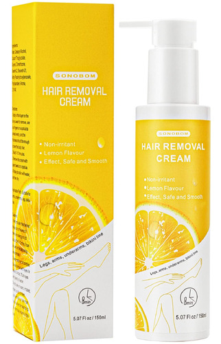 Crema De Depilacion Con Sabor A Limon Para Mujeres Y Hombres