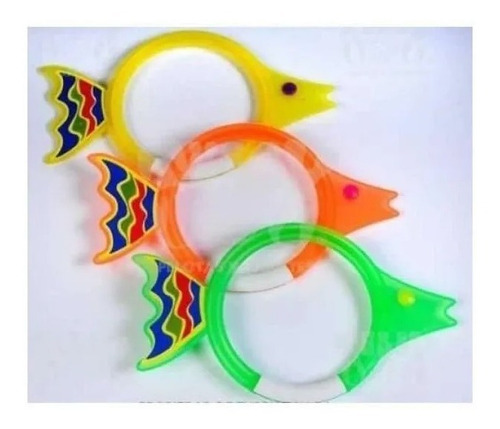 Set 3 Peces P/buceo Int 8926 Aqua Club Vulcanita Pescados
