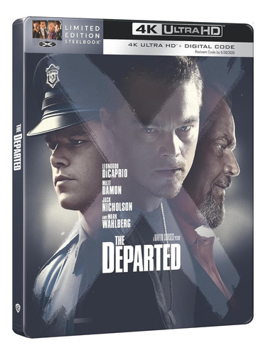 Blu Ray The Departed Infiltrados Steelbook 4k Ultra Hd 