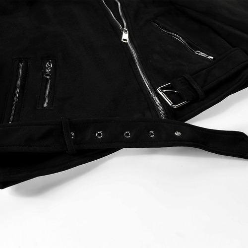 Campera Oreiro Biker Mujer Rockera Eco Cuero Moto Rocker