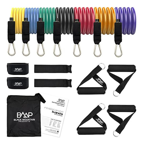Black Mountain Products Ultimate Resistance Band Set Con Guí