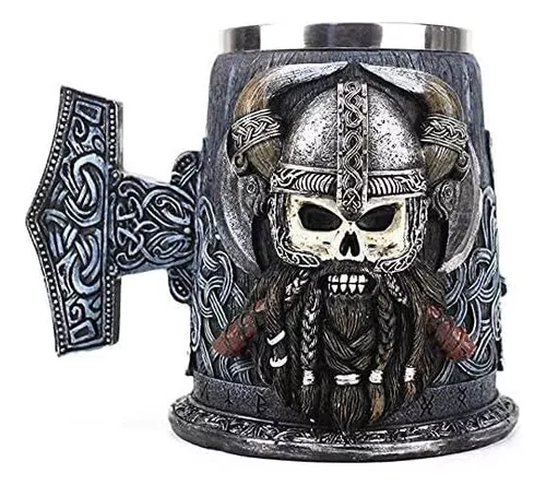  Cuerno vikingo para beber – 12 pulgadas con soporte de cuerno, Taza de cerveza hecha a mano, Grado alimenticio, Cuerno de buey genuino  único