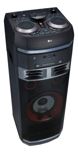 Minicomponente LG Xboom OK75 negro con bluetooth 1000W de potencia -