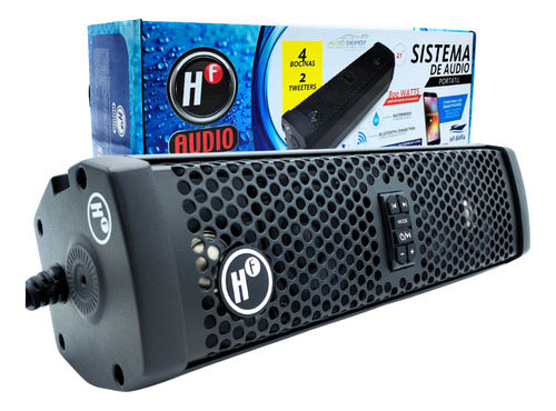 Bocinabarra De Sonido Bluetooth Marina Cuatrimoto/rzr Hfbar4