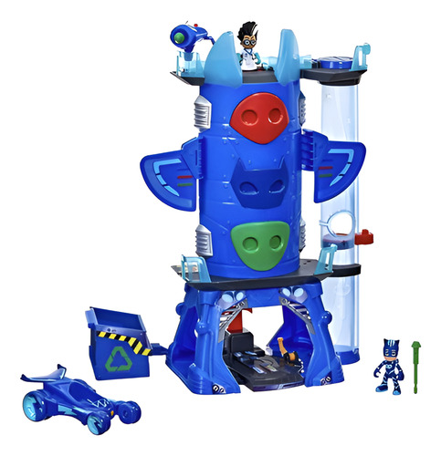 Pj Masks Deluxe Battle Hq Juego Con Luces Y Sonidos (f2101)