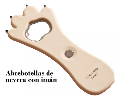 Abridor Magnético De 2 Botellas De Cerveza Inoxidable