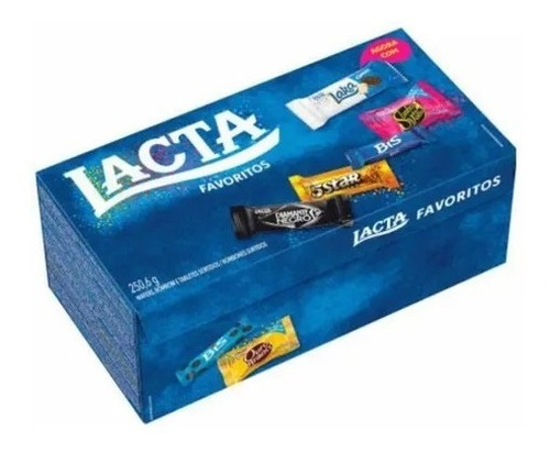 Caixa de Bombom Favoritos Lacta 250,6g