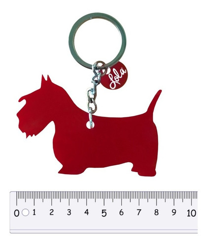 Llaveros De Acrílico Lola Pets Con Forma De Perro Y Gato