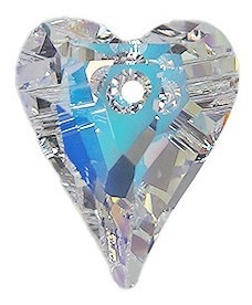 Cristal Swarovski Elements - Colgante Wildheart 27mm Colores