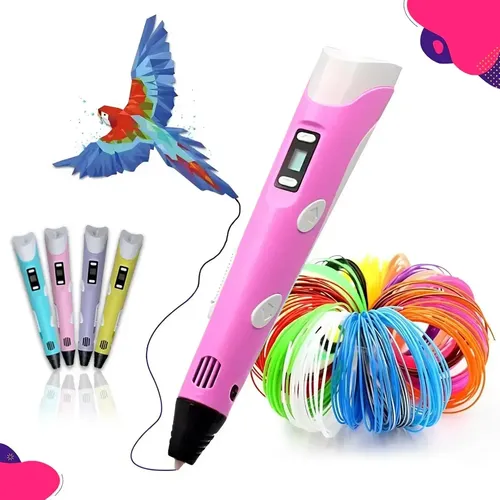 Caneta 3d Impressora Profissional + Refil Filamento + Usb