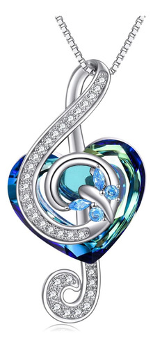 Popkimi Regalos Para Amantes De La Música Collar De Notas Mu