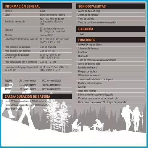 Handy Motorola Walkie Talkie T260tp Trio 40km Ivox/vox