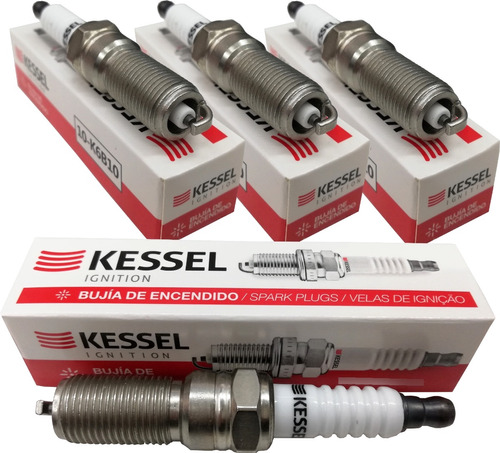 Kit 4 Bujias Kessel Ford Focus 1.8 16v 2.0 16v Zetec 06/