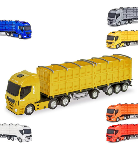 Caminhão Brinquedo Miniatura Hi Way Iveco Graneleiro 582 