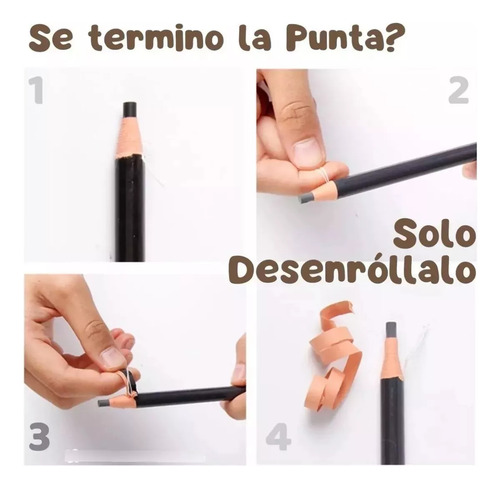 3pzs Lápiz De Cejas Para Diseño Y Delineado Microblading