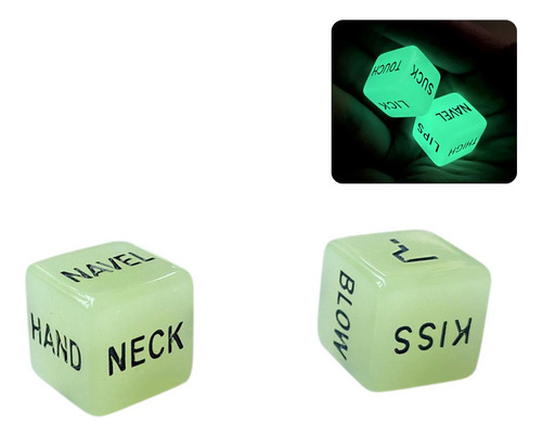 Para 1 Par De Dados Luminosos De Amor, Juegos Sexuales Para