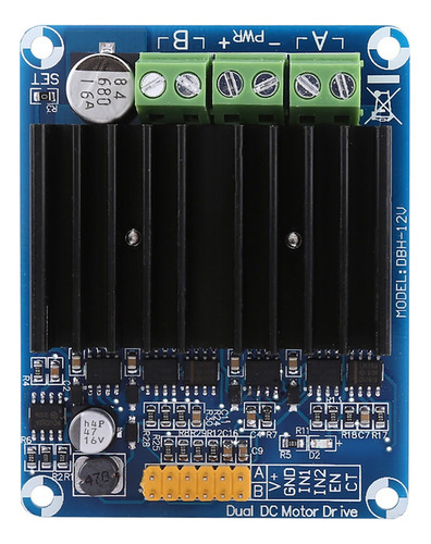 1*dc5-12v Módulo Controlador Motor De Puente H Doble Canal