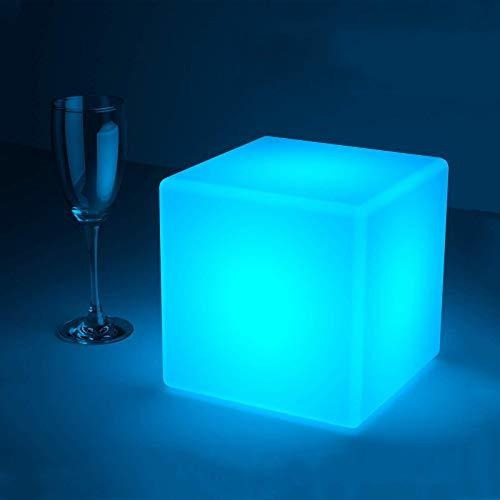 Loftek Led Light Cube: 7 Pulgadas Rgb Cube Light Con Control