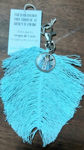 Imagen 2 de 3 de Llavero Y/o Protector Identificador De Bolso Virgen De Lujan