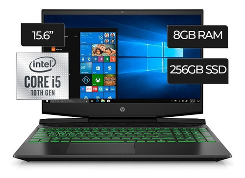 Imagen 2 de 6 de Notebook Gamer Hp 15.6 I5 10300h 8gb Ddr4 Ssd 256gb Gtx 1650