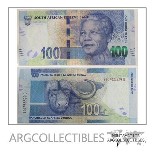 Sudafrica Billete 100 Rand Año 2013 P-141a Xf-