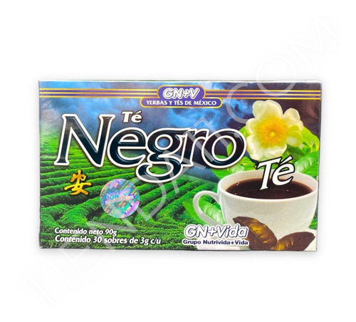 Té Negro Regula Digestion Anti Inflamatorio30 Sobres Natural