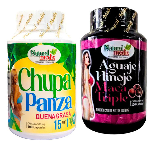 Aguaje Chupa Panza Dietario + Aguaje Hinojo