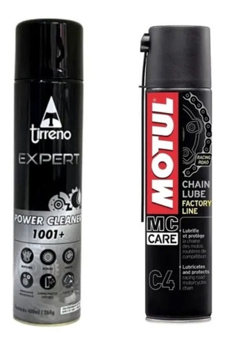 Tirreno Expert Power Cleaner  1001+ + Motul Mc Care C4