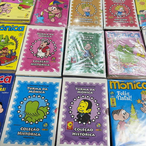 Turma Da Mônica Coleção Histórica (coleção Completa Com 50 Boxes - Sendo 23 Lacrados)