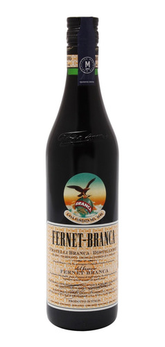 Aperitivo Fernet Branca De Hierbas 750 Ml