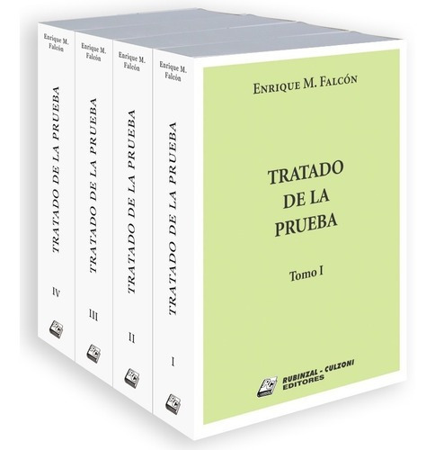 Tratado De La Prueba, De Falcón, Enrique Manuel. Culzoni Editores, Tapa Blanda, Edición 1 En Español, 2022