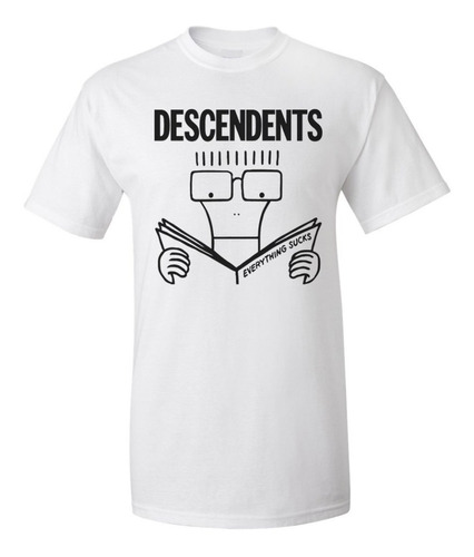 Polera Descendents, Everything Sucks, Estampado En Vinilo