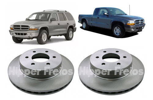 Imagem 3 de 6 de Par Disco De Freio Dianteiro Dodge Dakota - Durango