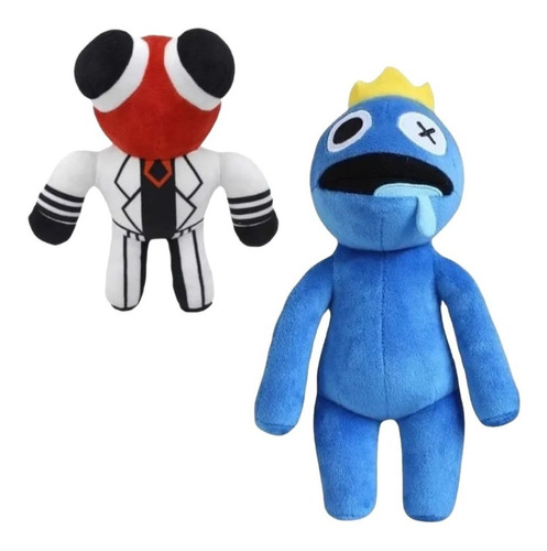 Pack 2 Peluche Rainbow Friends Roblox  Red Blue