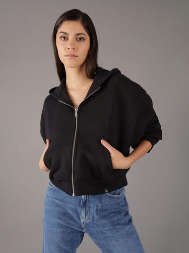 Sudadera Calvin Klein Negra Para Mujer