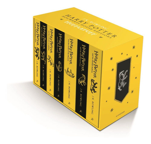 Harry Potter Hufflepuff House Editions Paperback Box Set, De Rowling, J. K.. Editorial Bloomsbury Publishing, Tapa Dura, Edición 1 En Inglés, 2022