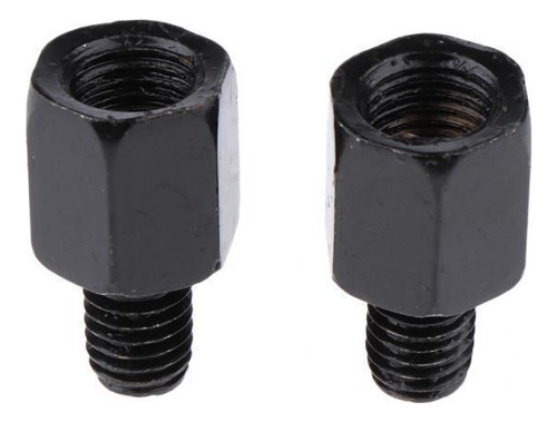 6 Emparejar Adaptadores De Espejo De Motocicleta Lh 10mm