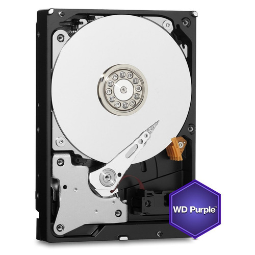 Imagen 2 de 6 de Disco Rigido Western Digital Wd60purx Purple 6tb Videovigila