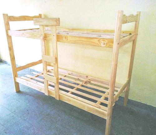 Cama Cucheta Super Fuerte De Pino Macizo