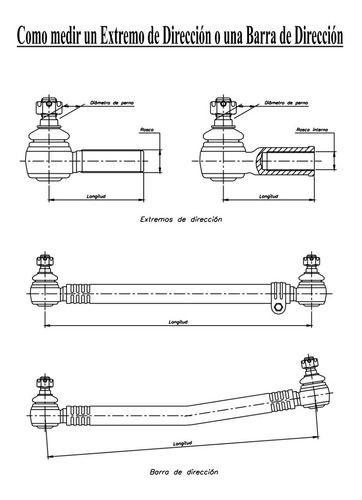 Rotula Axial / Precap P/iveco Daily 70c16 Oem 93852368