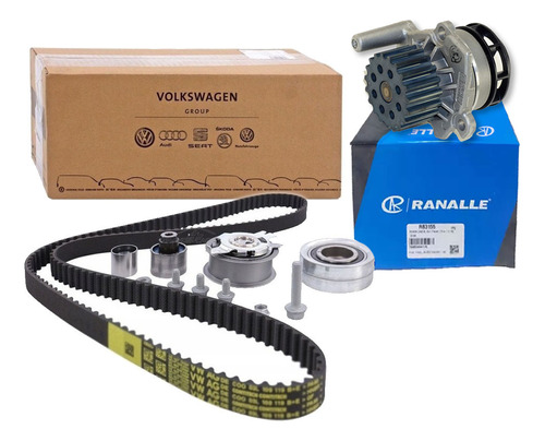 Kit Distribucion Amarok 2.0 2010 Al 2022 Orig+bomba Bras