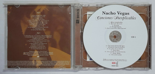 Nacho Vegas Canciones Inexplicables 2001 - 2005 ( 2 Cds ) Edición Limitada (Usado)