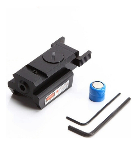 Mira Laser Sight Red Dot P/ Airsoft Paintball 20mm Metal