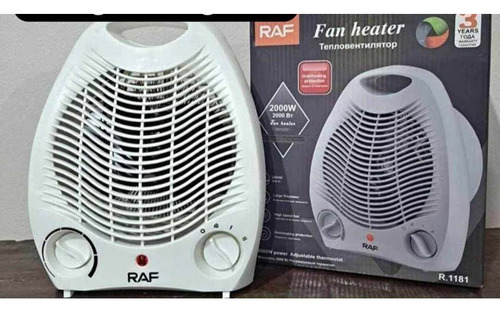 Aquecedor Estufa Elétrico 110v Raf Branco Com Nota Fiscal