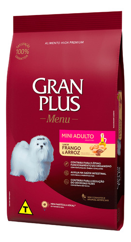 Comida Para Perros Adultos Mini Gran Plus Pollo Y Arroz 15kg