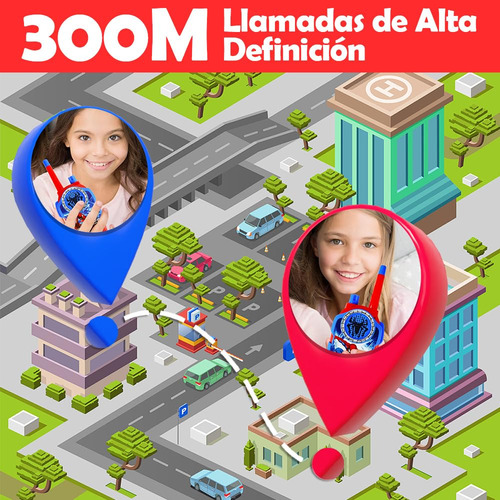 Walkie Talkie Para Niños, 2 Pzs Walkie Talkie De Juguete,