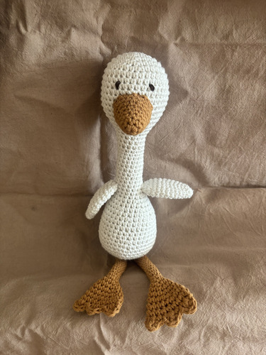 Ganso Crochet Amigurumi Bebé Apego