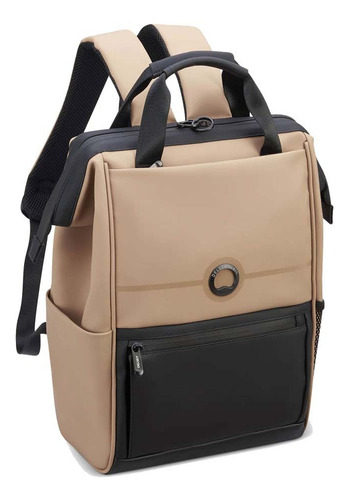 Mochila Portanotebook 14 Impermeable Delsey Turenne Color Beige